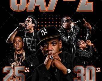 Jay-Z Yankee Stadium Anniversary Tee – 25th & 30th Celebration Shirt PNG (Digital Download)