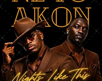 Ne-Yo & Akon PNG: Nights Like This Tour Design (Digital Download)