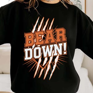 Chicago Football BEAR DOWN Sweatshirt, T-Shirt, Hoodie, Chicago Lovers Shirts, Fan Gifts