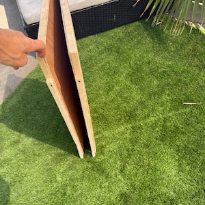 Giant Wood Tic-Tac-Toe Game 3ft Stand Up Yard Game image 6