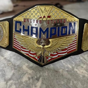 US Championship Wrestling Belt | Heavyweight Replica | Genuine Leather