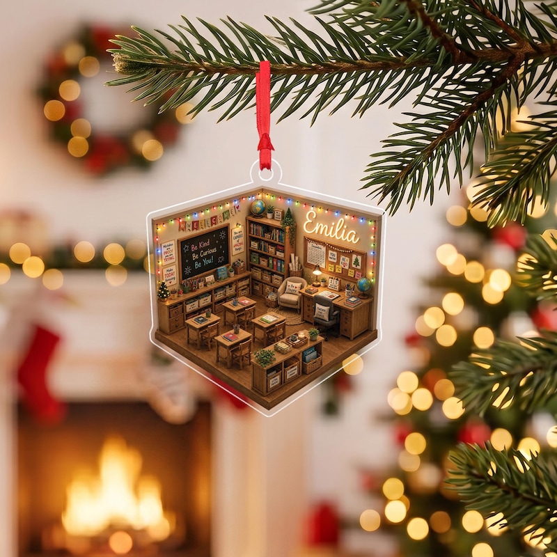Custom Classroom Ornament - Etsy