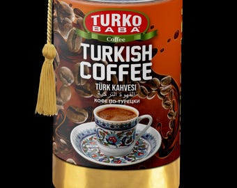 Traditioneller türkischer Kaffee, fein gemahlene osmanische Mischung