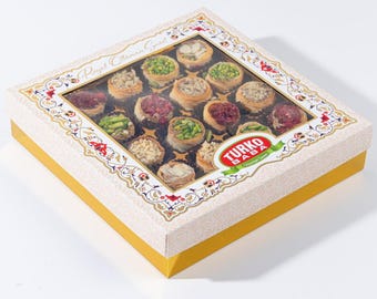 Handgemachte türkische Süßigkeit, authentisches osmanisches Dessert