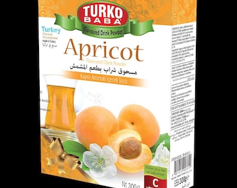 TurkoBaba Pulvertee, mit Aprikosengeschmack, fertig zum Aufbrühen