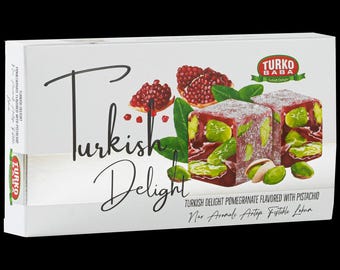 Granatapfel Pistazie Türkische Freude, Granatapfel Geschmacksrichtung Lokum