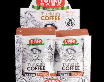 TurkoBaba Haselnuss türkisch Kaffee, Stein-geschliffen, authentischen osmanischen Stil