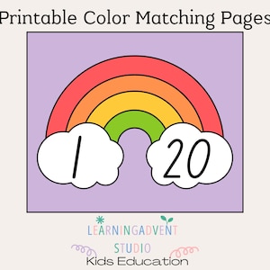 Printable Number Flashcards 1–20 – Pastel Counting Cards for Kids