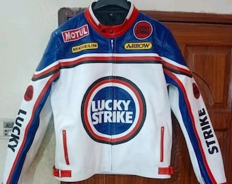 刺繍入りヴィンテージレザーバイクジャケット ハンドメイド 90年代