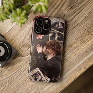 Etui na telefon inspirowane filmem Outlander, Jamie i Claire, pokrowiec ochronny