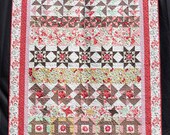 Flowers Grow Row by Row Queen Size Quilt