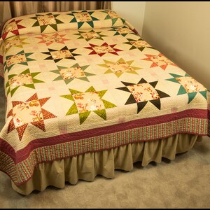 Regency Stars Queen Size Quilt - Etsy
