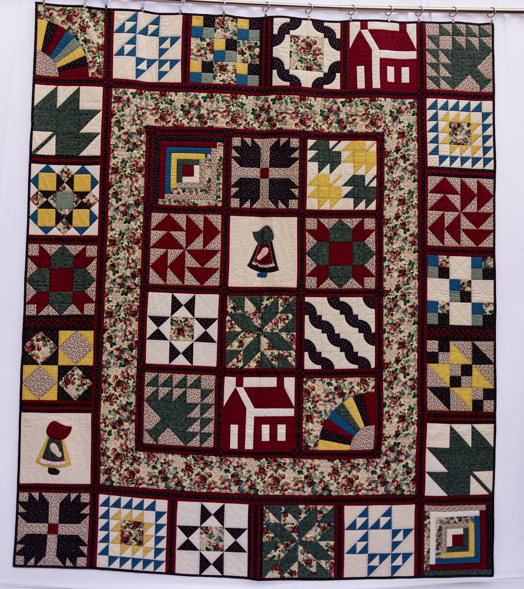 Teaching Sampler Queen Size Quilt Etsy