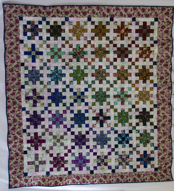 Chain Reaction Queen Size Quilt Etsy