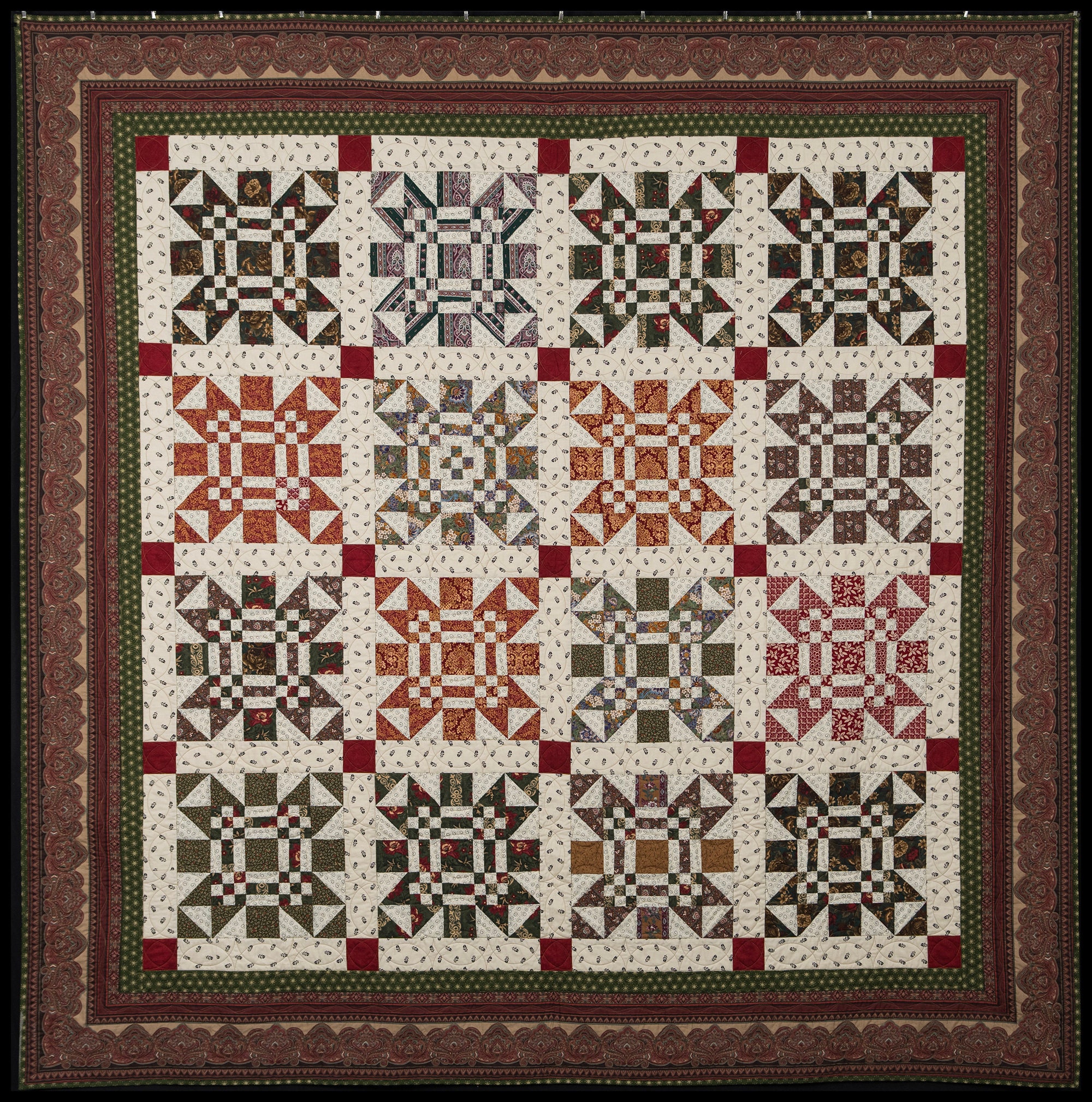 Missouri Puzzle California King Size Quilt