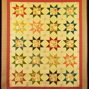 Regency Stars Queen Size Quilt - Etsy