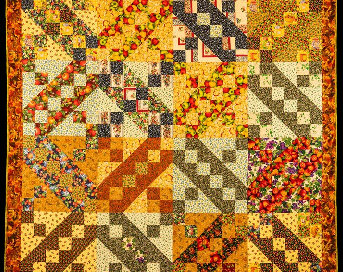 Handmade Patchwork Quilt 55 X 68 Homemade Quilts Etsy