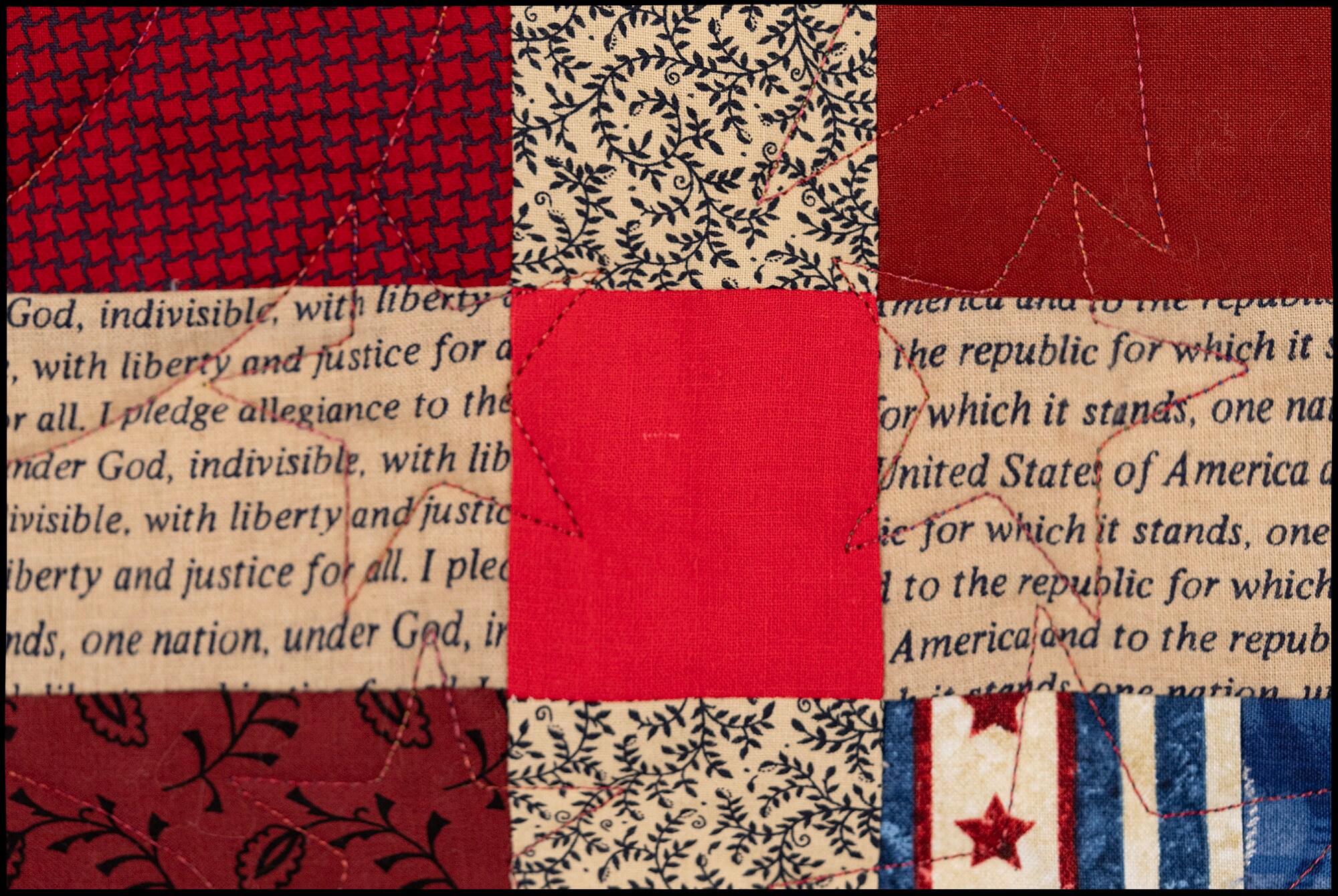 Uncle Sam Quilt Pattern Uncle Sam's Full/double Size Quilt - Etsy