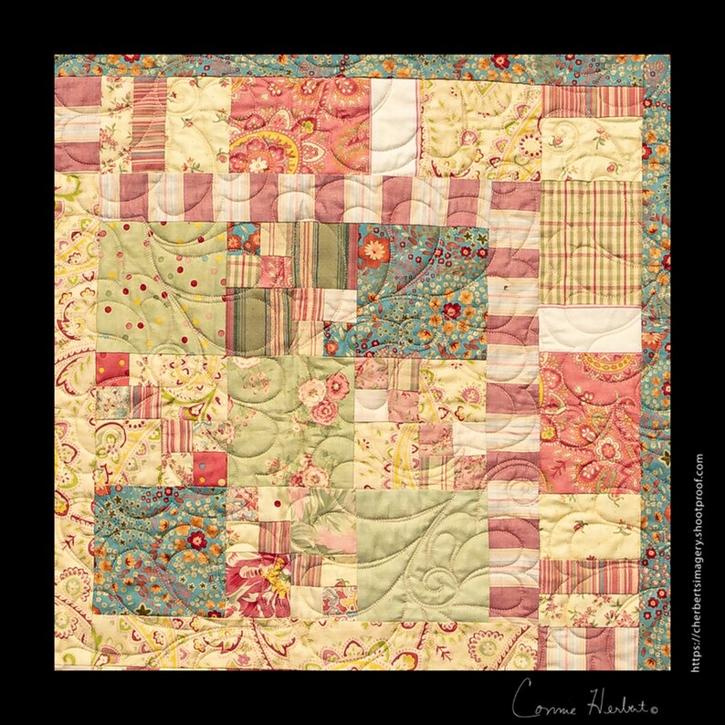 Poetry Baby Quilt Etsy