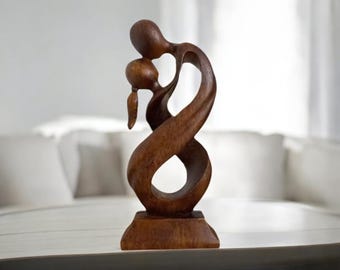 Abstract Couple Statue Resin | Modern Home Decor Sculpture