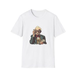 Grandpa With Money T-Shirt: Funny Dad Gift, Softstyle Cotton Tee