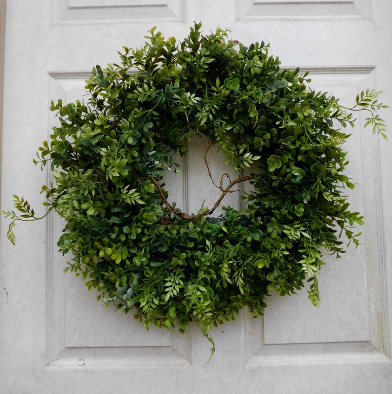 Spring Wreath Outdoor Wreath Summer Wreath Boxwood Wreath XL Wreath Wreath For The Door