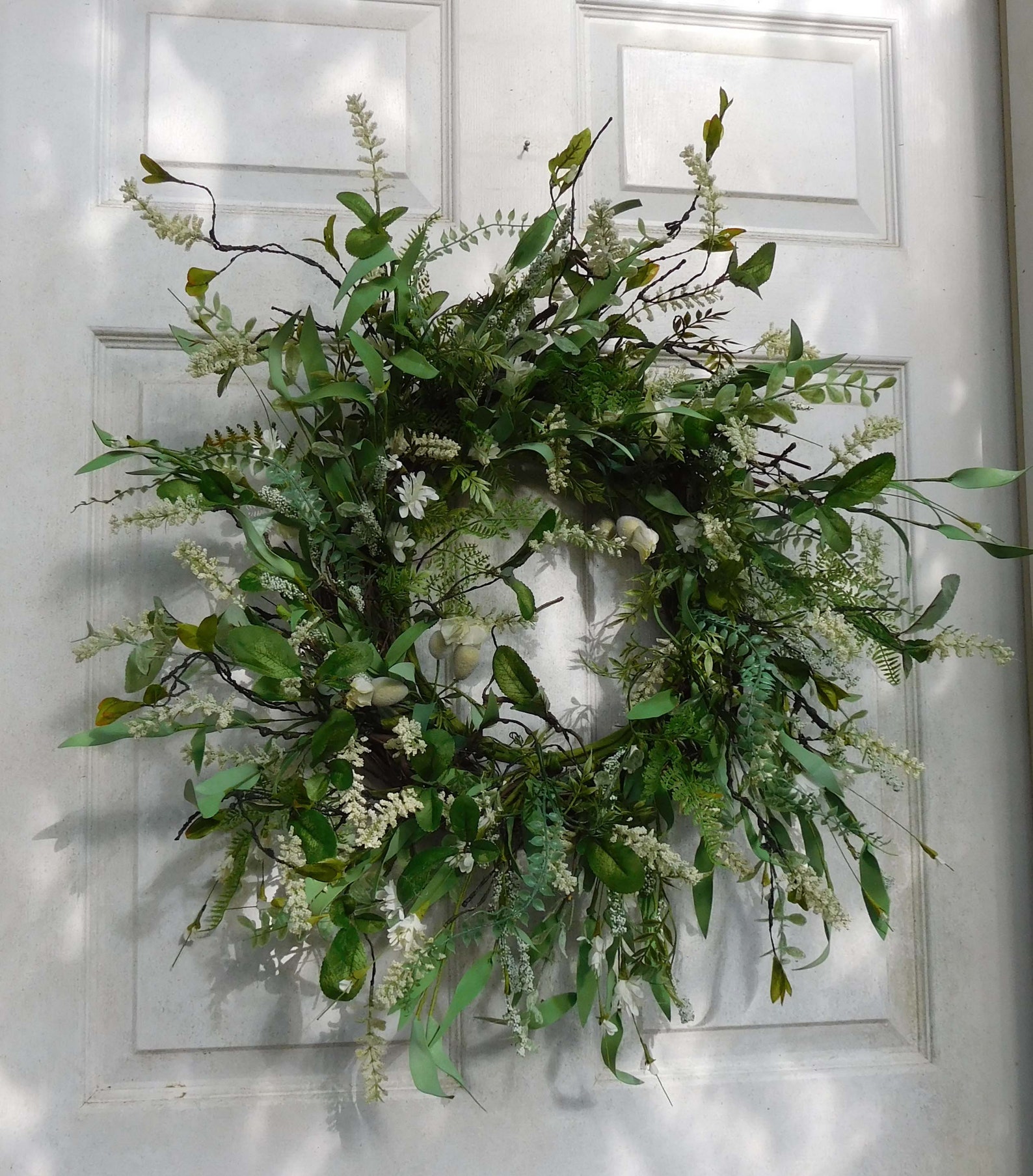 Summer Wreath Wreath for the Front Door Front Door Wreath Etsy