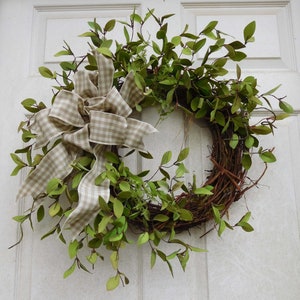 New Spring Wreath, Wreath For Front Door, Natural Looking Wreath, Year Round Wreath