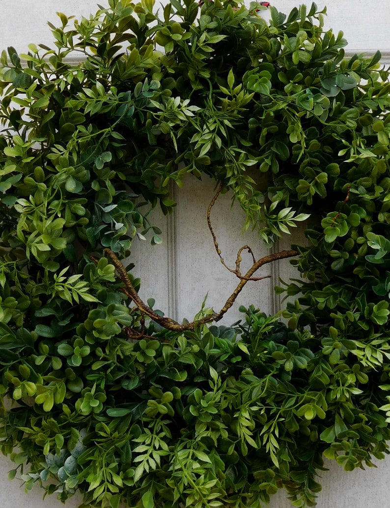 Spring Wreath Outdoor Wreath Summer Wreath Boxwood Wreath XL Wreath Wreath For The Door