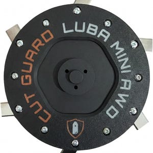 Cutting disc compatible with LUBA MINI AWD 800, 1500, LiDAR Mammotion with guard including 6 blades – robotic lawnmower cutting disc & cutting disc