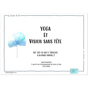 Yoga et Vision Sans Tête - Recueil (français) - by SiL - 30p