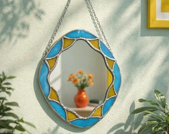Espejo de vitral inspirado en el sol
