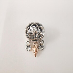 Shell Conch Charm Bead 2020  Pandora Ocean Openwork