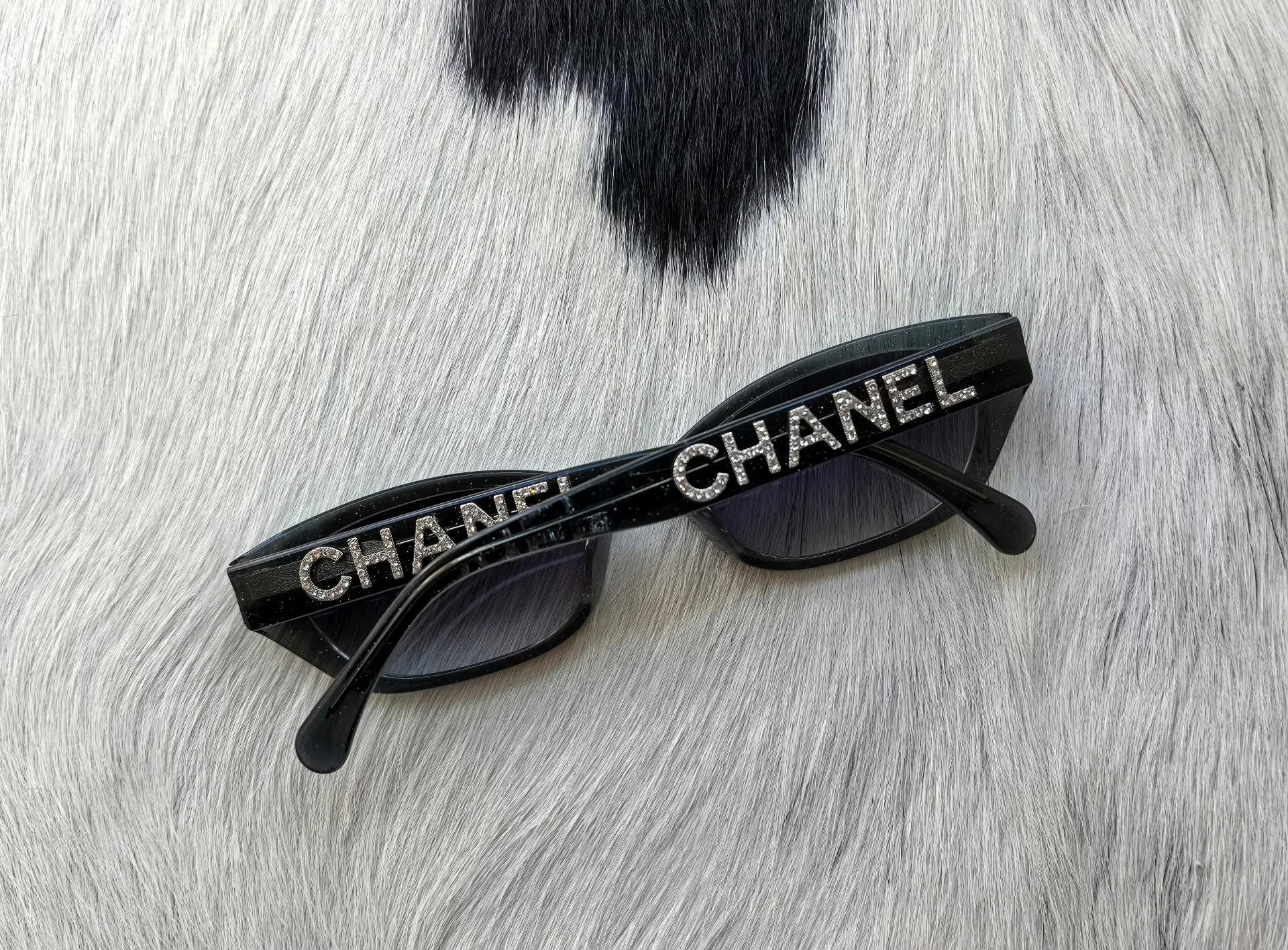 小物 CHANEL sunglasses coco y2k BLACK case Chanel COLLECTOR'S 2013 Black Acetate Coco Silhouette