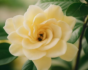20 SEMILLAS DE GARDENIA CHAMPÁN – Arbusto exótico y fragante con flores de color champán cremoso, planta de jardín poco común