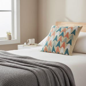 Urbane Hide | Decorative Cushion Cover | Arrow Pattern Pillow Cover | Retro Pillowcase | Cotton/Polyester | Kussenhoes