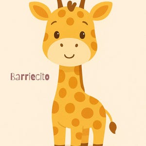 Personalized Nursery Animal Print: Custom Baby Name Wall Art (Digital Download