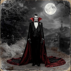 Vintage Goth Vampire 2