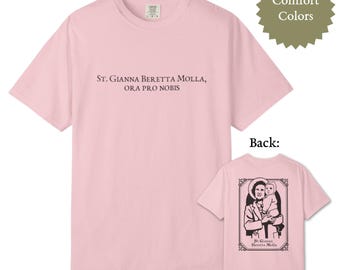 Camiseta St. Gianna Beretta Molla Comfort Colors