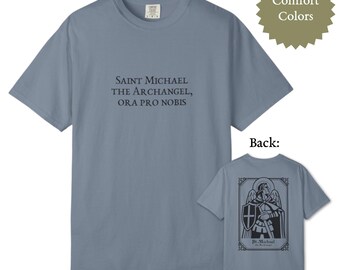 St. Michael Archangel T-Shirt | Comfort Colors Christian Tee