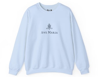 Ave Maria Sweatshirt | Blessed Mary Catholic Gift