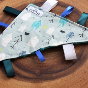 Pfeil Thema Baumwolle Tag Dreieck Crinkle Spielzeug Decke