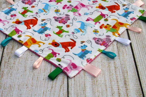 Dog 2025 taggie blanket