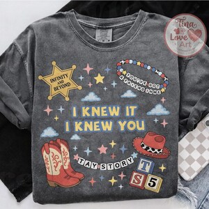 Vintage Tay Story Shirt Toy Story 5 Disney Family Vacation 2026 Trip T-Shirt Pixar Fest Jessie I Knew It I Knew You TS Clothing image 3