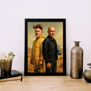 Breaking Bad-Inspired Custom Photo Portrait - Framed or Digital Print! Dramatic and Iconic Wall Art