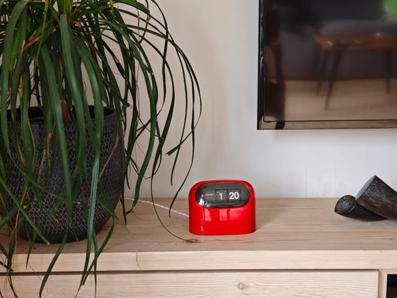 Restored 1970s Seiko Flip Clock SD502 - Glossy Red, US 110V - Etsy