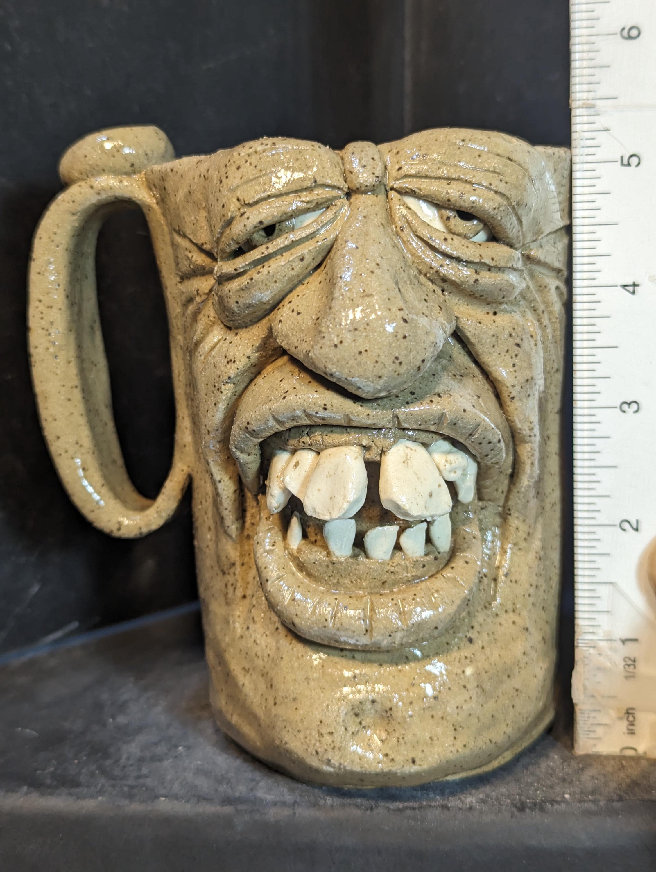 Face Mug fm25q2 see Instagram reel Thad Cox (@GTC artwork)