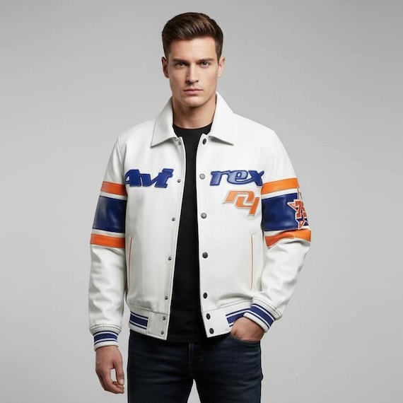Avirex Limited Edition New York City Series Leather Jacket for Men