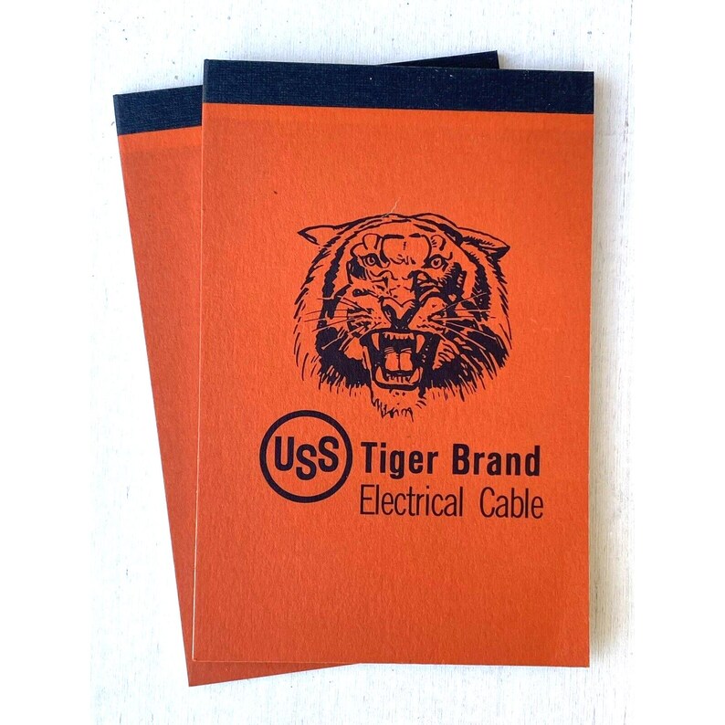 Vintage Advertising Stationery Note Pad USS Tiger Brand Electrical ...