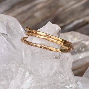 Elegant guldfylld hamrad tåring: Justerbara strandsmycken